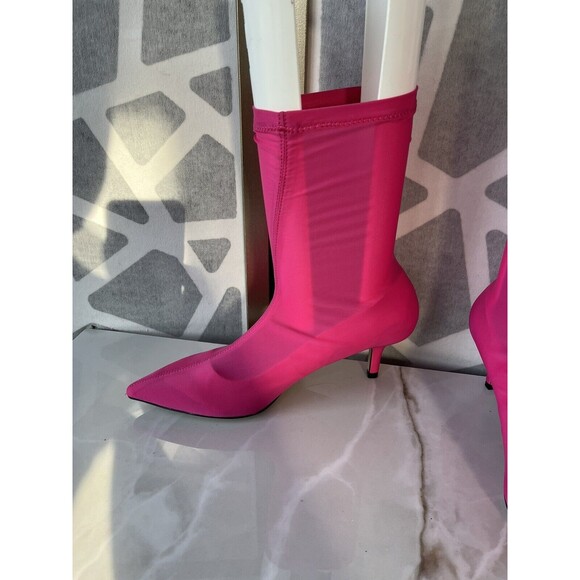 H&M Pink Heeled Boots - Picture 6 of 11